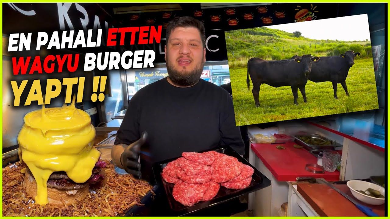 EN PAHALI ETTEN (WAGYU) BURGER YAPTI! SANDAVİÇ KRALI